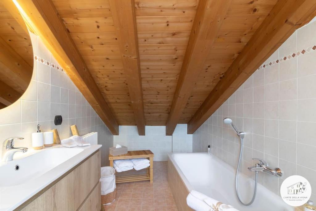 Villa Casa L'Arte Della Vigna Bigolino Esterno foto