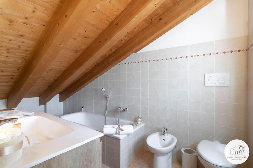Villa Casa L'Arte Della Vigna Bigolino Esterno foto